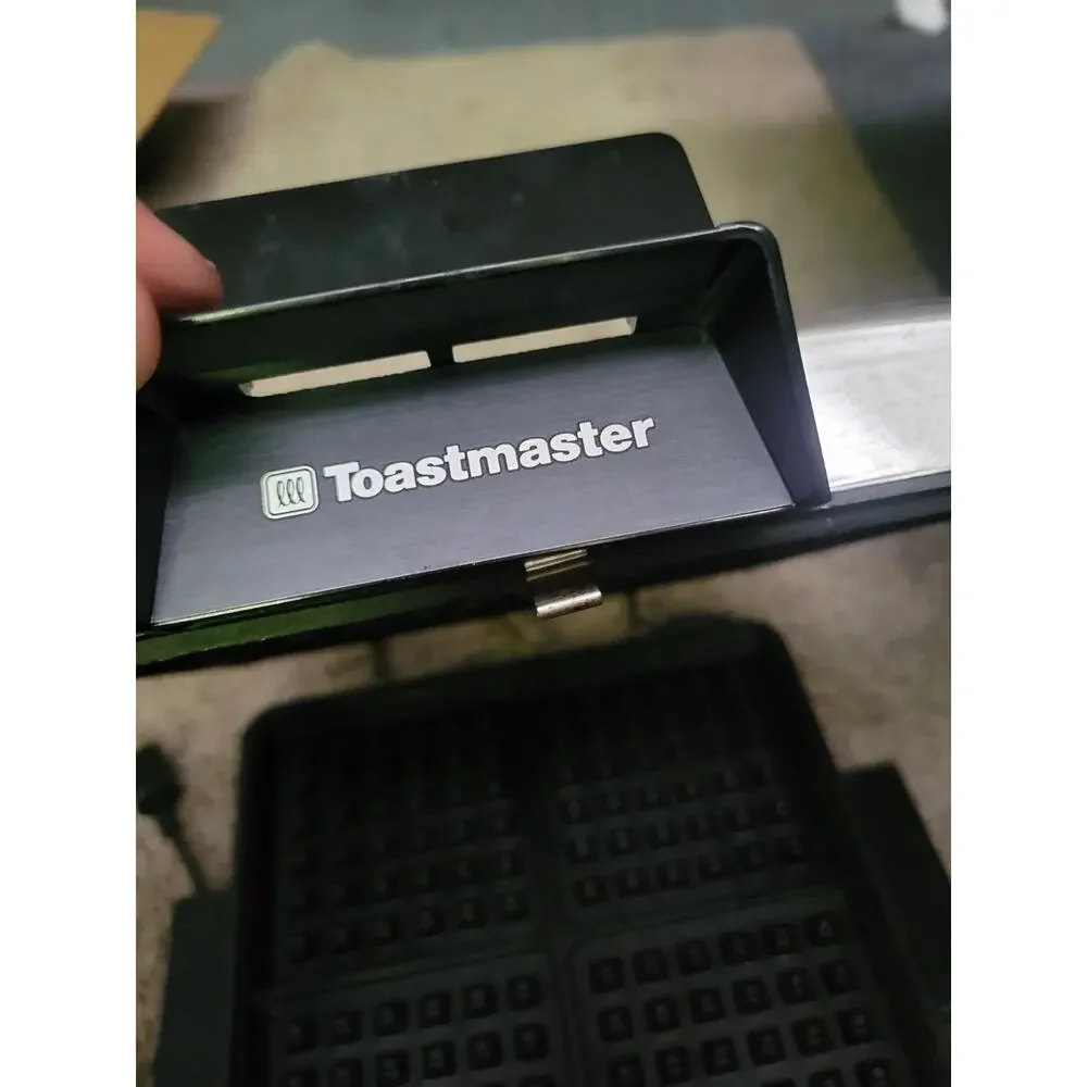 Vintage Toastmaster Electric Waffle Baker Maker Reversible Iron Flat Top Griddle